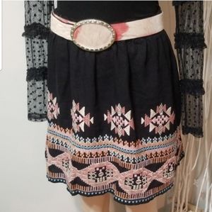 Johnny was embroidered skirt